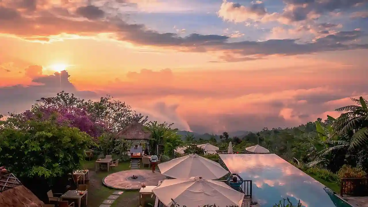 Munduk Moding Plantation Nature Resort  uitzicht