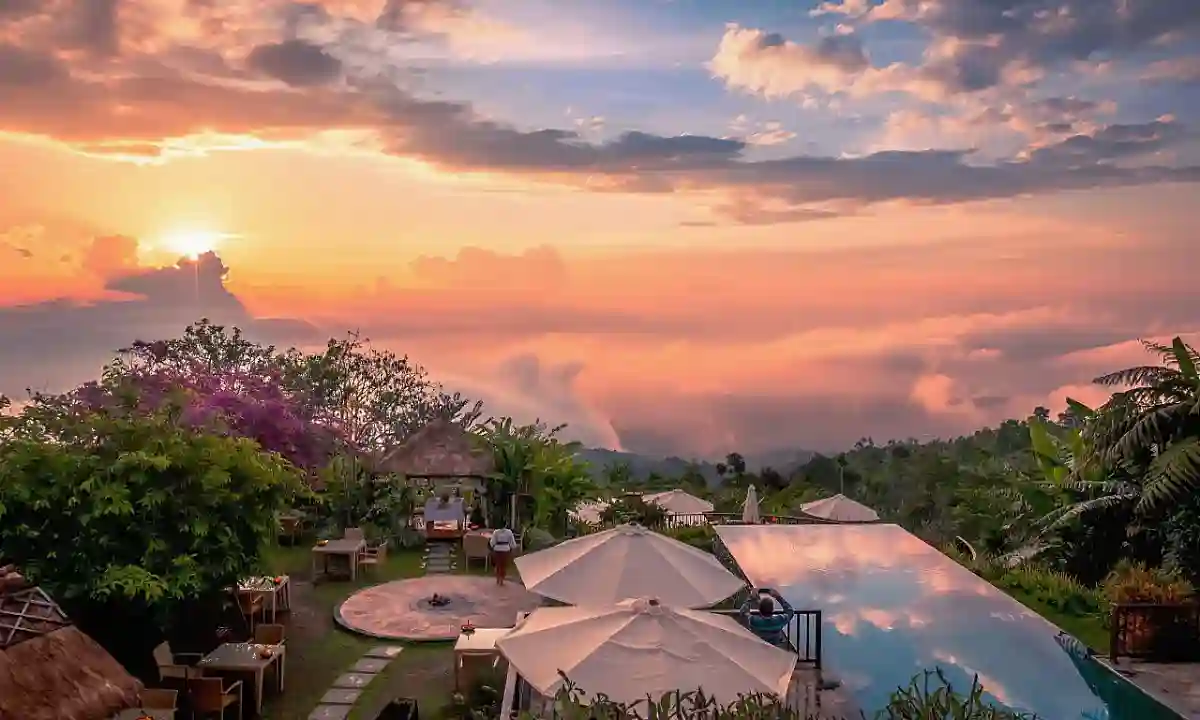 Munduk Moding Plantation Nature Resort  uitzicht